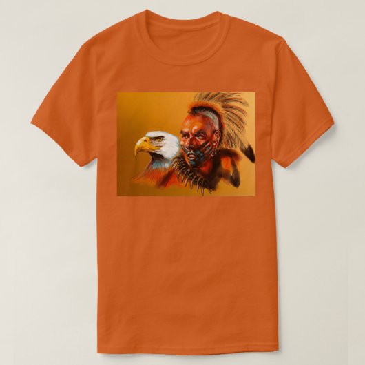 inheemse amerikaan Magua Long T-shirt (Design voorkant)