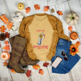 Inheemse Amerikaan nog steeds hier Ayasha Cartoon T-shirt