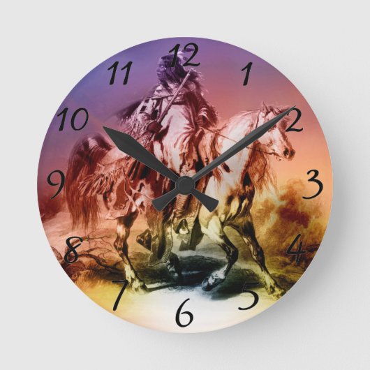 Inheemse Amerikaan Ronde Klok (Voorkant)