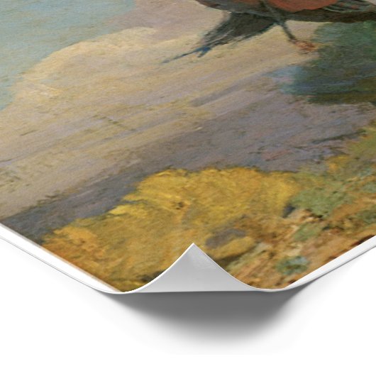 Inheemse Amerikaan Wilde Crow 1896 Art Poster (Hoek)