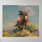 Inheemse Amerikaan Wilde Crow 1896 Art Poster (Voorkant)