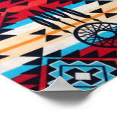 Inheemse Amerikaan Zuidwest Indiaan Poster (Hoek)