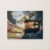 Inheemse Amerikaans hoofd van het Canadese volk Legpuzzel (Horizontaal)