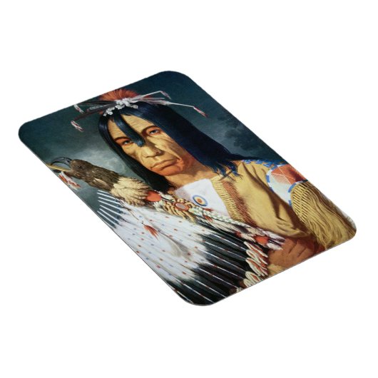 Inheemse Amerikaans hoofd van het Canadese volk Magneet (Rechterzijde)