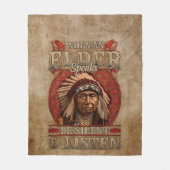 Inheemse Amerikaans Patroon 011 Fleece Deken (Voorkant)