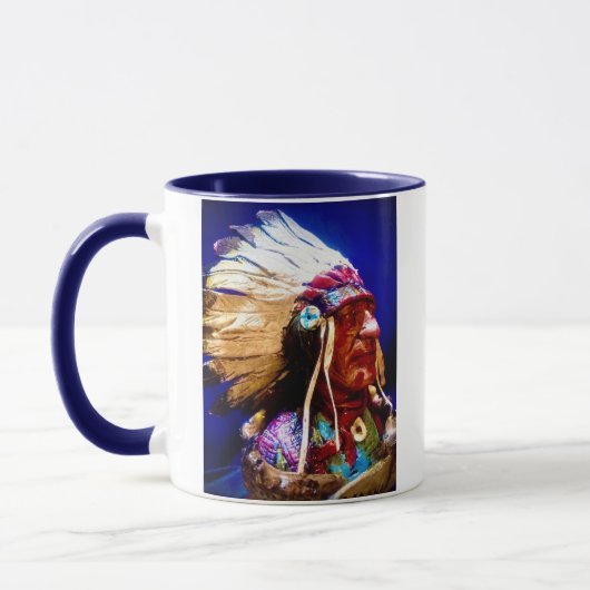 Inheemse Amerikaanse Chief Mug Mok (Links)