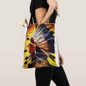Inheemse Amerikaanse Chief Tote Bag (Dichtbij)