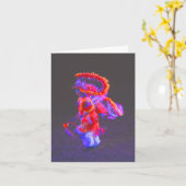 Inheemse Amerikaanse Dans - rood - notecards Kaart (Gele Bloem)