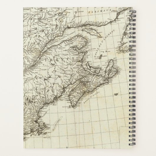 Inheemse Amerikaanse dorpen in Canada Planner (Achterkant)