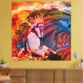 Inheemse Amerikaanse Droom Canvas Afdruk (Insitu (Woonkamer))
