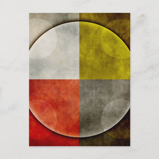 Inheemse Amerikaanse Heilige Hoepel Briefkaart (Voorkant)