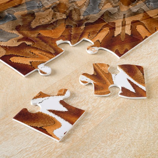 Inheemse Amerikaanse Herfst.... Legpuzzel (Zijkant)
