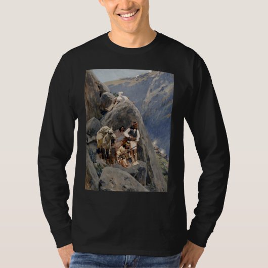 Inheemse Amerikaanse Iconen: Apache Krijgers, Amer T-shirt (Voorkant)