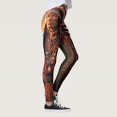 Inheemse Amerikaanse Indiaanse Chief op Aangepaste Leggings (Rechts)