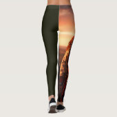 Inheemse Amerikaanse Indiaanse Chief op Aangepaste Leggings (Achterkant)