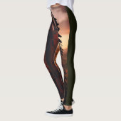 Inheemse Amerikaanse Indiaanse Chief op Aangepaste Leggings (Links)