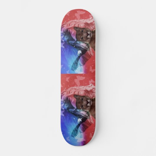 Inheemse Amerikaanse Indiaanse Chief Persoonlijk Skateboard (Voorkant)