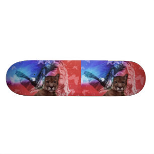 Inheemse Amerikaanse Indiaanse Chief Persoonlijk Skateboard