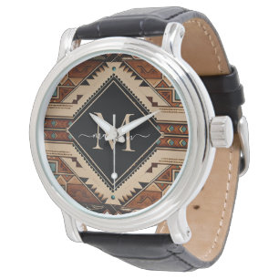 Inheemse Amerikaanse Indiaanse Cultuur Boho Stijl Horloge