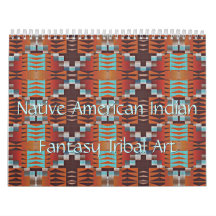 Inheemse Amerikaanse Indiaanse Stam Patroon Kunst