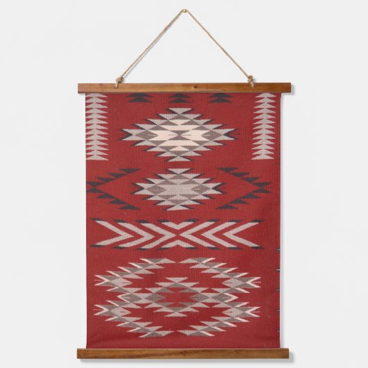 Inheemse Amerikaanse Indiaanse Zuidwesten Set van Hangend Wandkleed (Voorkant 3)