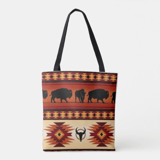 Inheemse Amerikaanse inheemse Canvas tas (Achterkant)