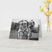 Inheemse Amerikaanse Jongens, jaren '30 Kaart (Gele Bloem)