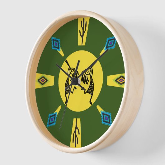 Inheemse Amerikaanse Kokopelli Sun Southwestern (Hoek)