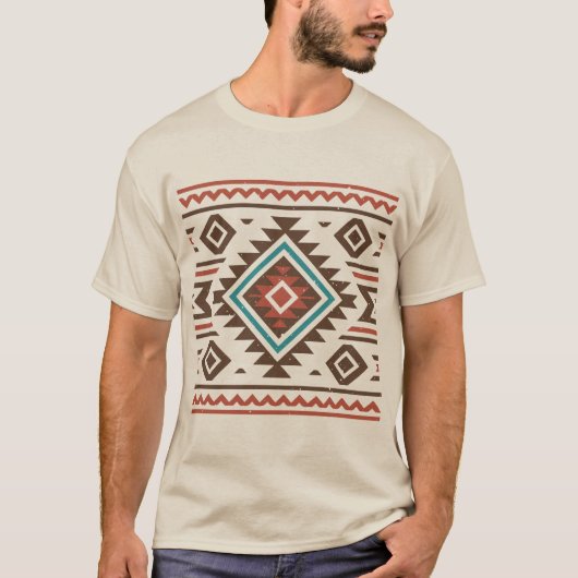 Inheemse Amerikaanse Kunst T-shirt (Voorkant)