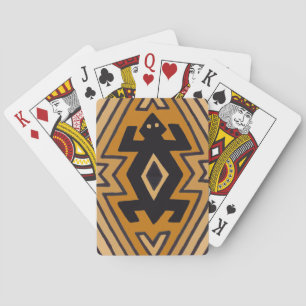 Inheemse Amerikaanse Mimbres Beer Pokerkaarten