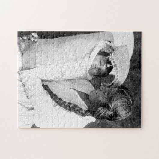 Inheemse Amerikaanse moeder en Hare Papoose Legpuzzel (Horizontaal)