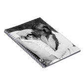 Inheemse Amerikaanse moeder met haar papsaus Notitieboek (Rechterzijde)