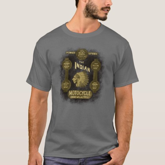 Inheemse Amerikaanse motorfietsen T-shirt (Voorkant)