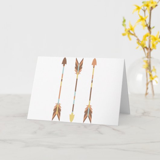 Inheemse Amerikaanse Pijlen Kaart (Gele Bloem)