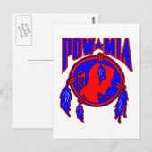 Inheemse Amerikaanse POW-MIA Briefkaart (Voorkant / Achterkant)