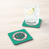 Inheemse Amerikaanse Red Black White Art Thunderbi Bier Onderzetter (Rechterzijde)