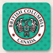 Inheemse Amerikaanse Red Black White Art Thunderbi Bier Onderzetter (Voorkant)