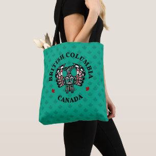 Inheemse Amerikaanse Rode Zwarte Haida Kunst Thund Tote Bag