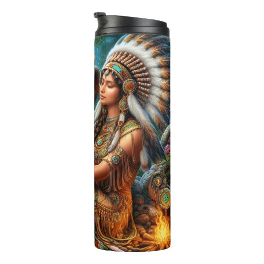 Inheemse Amerikaanse schoonheid, Guardian Eagle, m Thermosbeker (Geroteerd rechts)