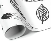 Inheemse Amerikaanse Symbolen Aangepaste achtergro Cadeaupapier (Rol Hoek)