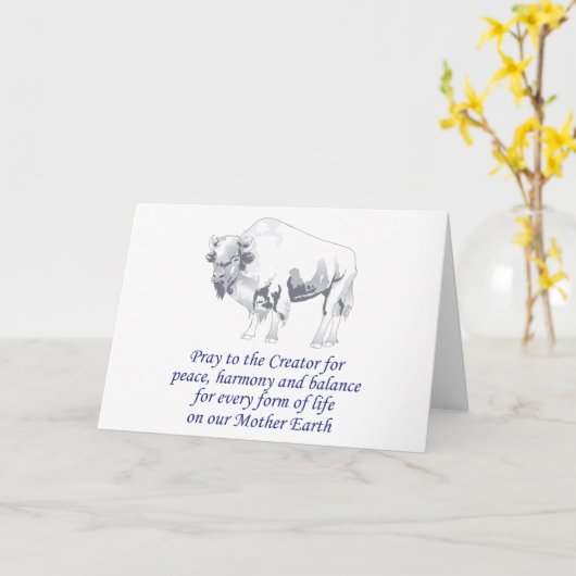 Inheemse Amerikaanse Symboliek Kaart (Gele Bloem)