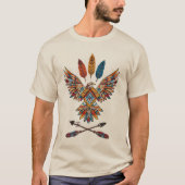 Inheemse Amerikaanse Thunderbird - Trots Inheems T-shirt (Voorkant)