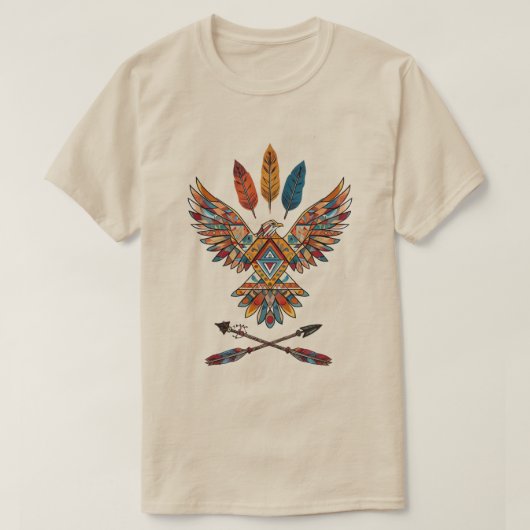Inheemse Amerikaanse Thunderbird - Trots Inheems T-shirt (Design voorkant)