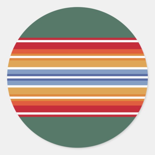 inheemse amerikaanse traditionele amerikaanse text ronde sticker (Voorkant)