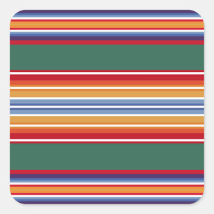 inheemse amerikaanse traditionele amerikaanse text vierkante sticker