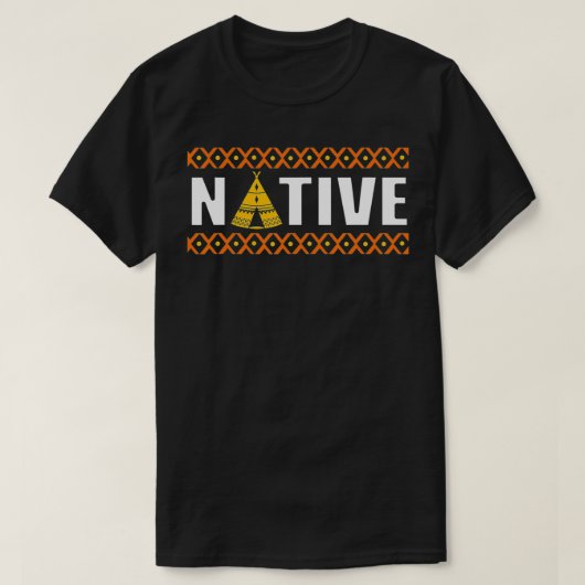 Inheemse Amerikaanse Tribe T-shirt (Design voorkant)