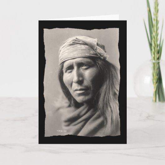 inheemse Amerikaanse Tsahizn Tseh Apache Kaart (Voorkant)