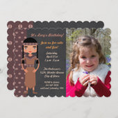 Inheemse Amerikaanse uitnodiging van de Indische B (Voorkant / Achterkant)