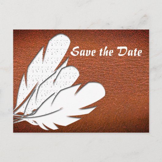 Inheemse Amerikaanse vormgeving Aankondigingskaart (Voorkant)