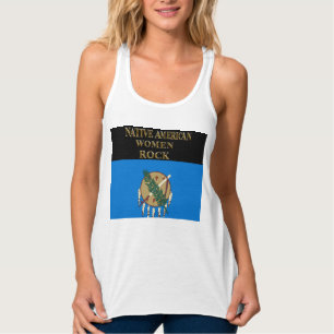 INHEEMSE AMERIKAANSE VROUWEN ROCK TANKTOP